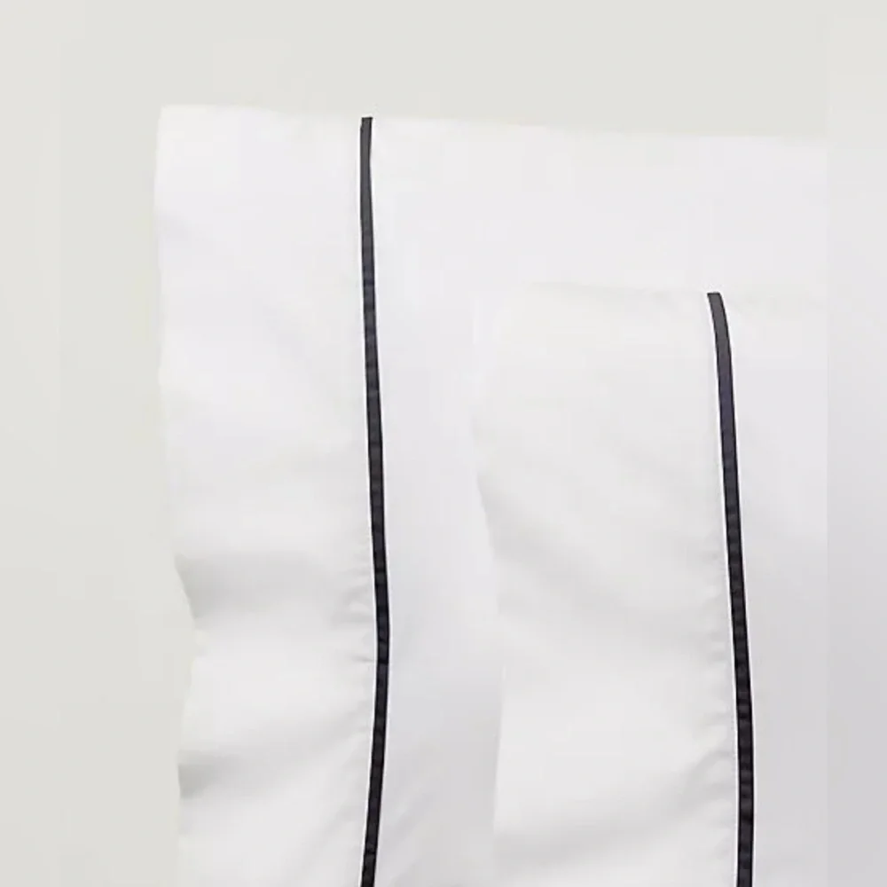 $250 NEW RALPH LAUREN HOME TWIN FLAT SHEET & PILLOWCASES SET LOFT GRAY PALMER